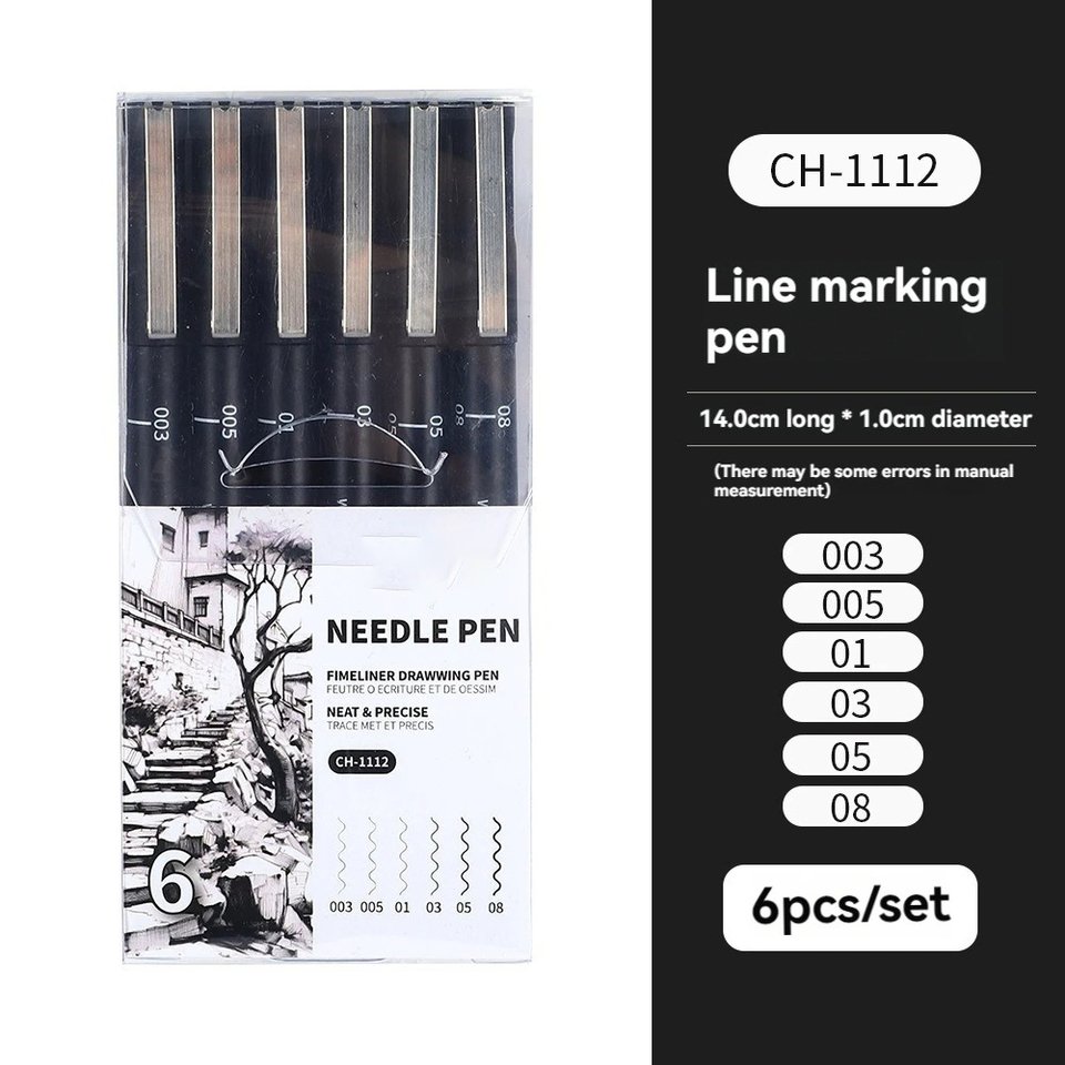 

Маркеры Fineliner черные