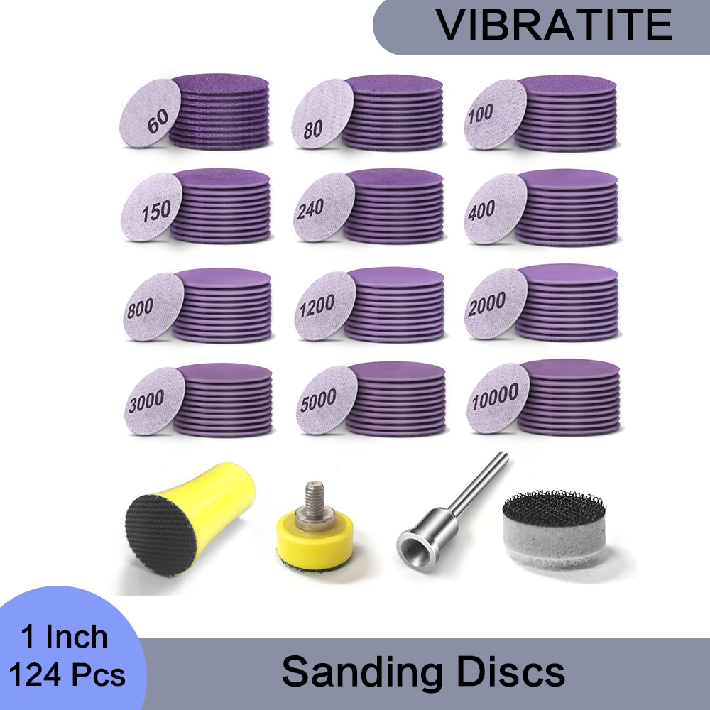 

Шлифовальная бумага VIBRATITE 124 шт., 60-10000 зерен