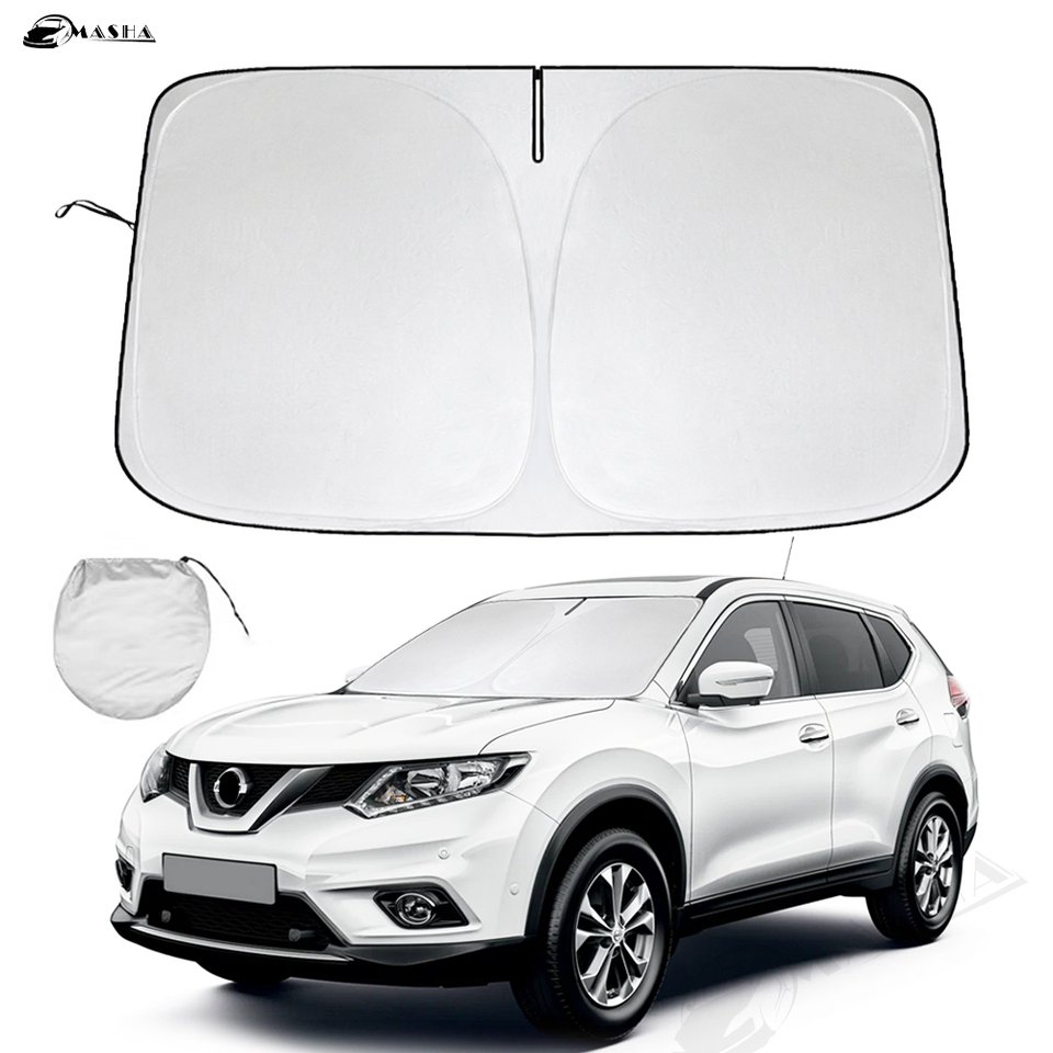 

Солнцезащитный козырек на лобовое стекло для Nissan Qashqai J10 J11 2007-2020 2021 2022 солнцезащитный козырек Защита от солнца складные блоки УФ-лучей