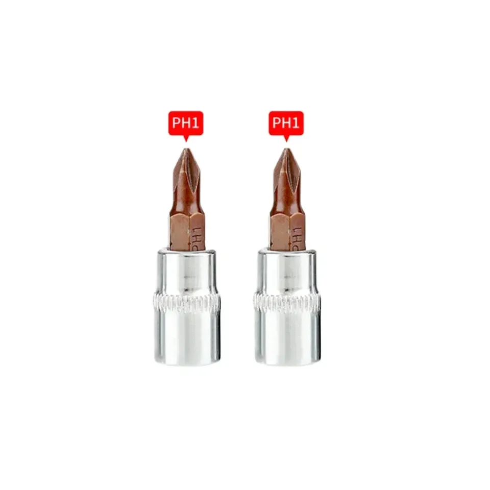 

2 шт./компл. Phillips Pozi Bit Socket Chrome Vanadium 1/4 дюйма крестообразный ключ PH1 PH 2 PH3 PZ1 PZ2 PZ3 Биты для отверток