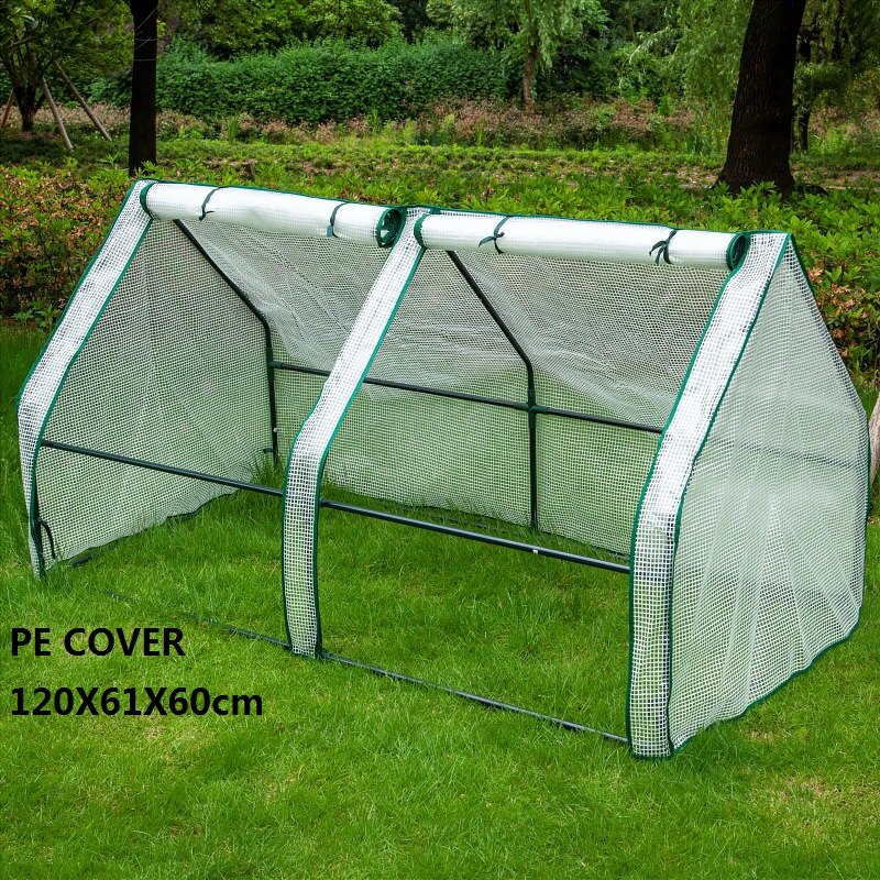 

Прозрачный Тепличный чехол из ПВХ и ПЭ, 2 вида, 120x61x60 см