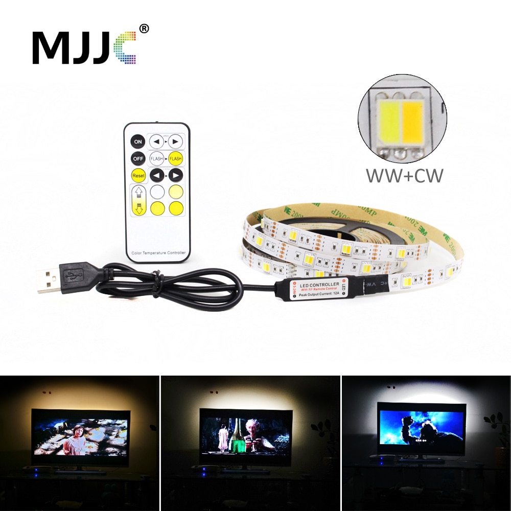 

Светодиодная лента MJJC CCT 5V USB CW WW