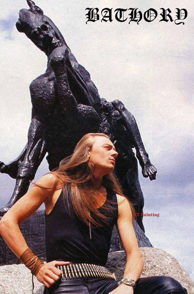 

Печать на холсте Bathory Quorthon
