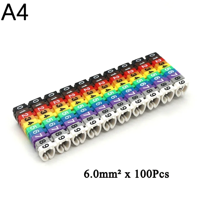 

Кабельные маркеры разъемные пластиковые 2-8 мм Cat5