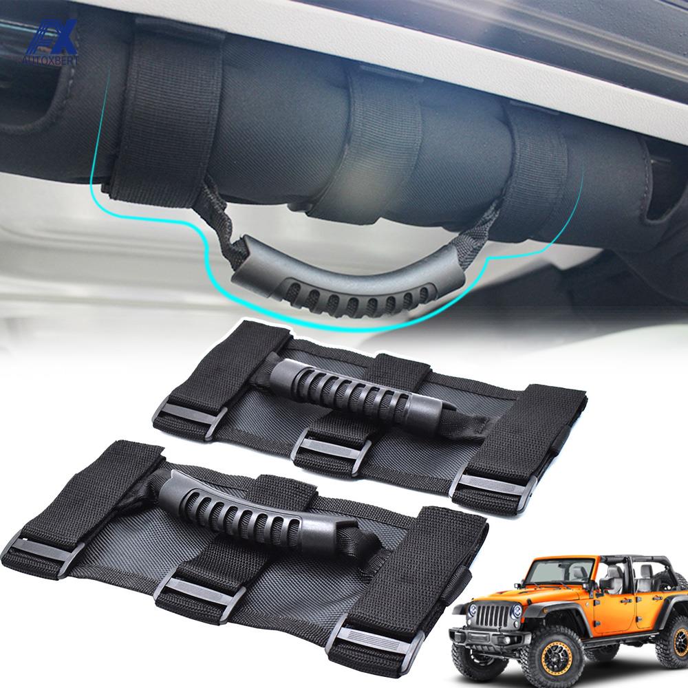 

Рулонная рукоятка для Jeep Wrangler Cj Yj Tj Jk Jl Jlu Jt Sports Sahara Freedom Rubicon 1955-2020, 2 шт.
