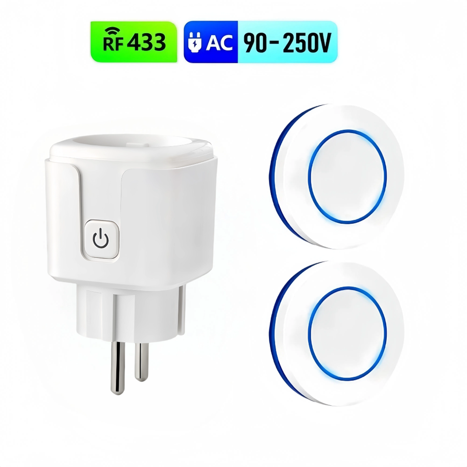 

кебиду беспроводная розетка 433 МГц