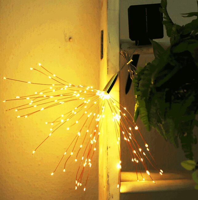

Солнечные фонарики Feimefeiyou 120/200 LED теплый белый