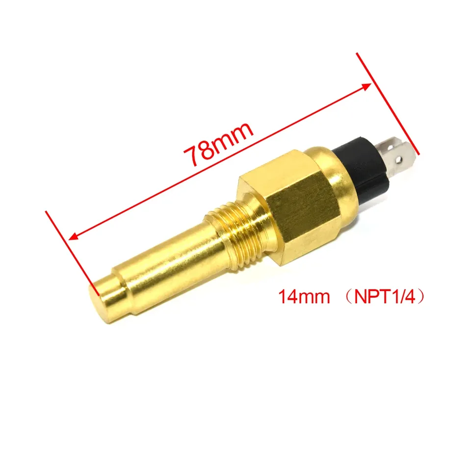 

Датчик температуры воды 1/4NPT 3/8NPT 1/2NPT Vdo, 14 мм, 16 мм, 17 мм, 21 мм, датчик температуры для автомобиля