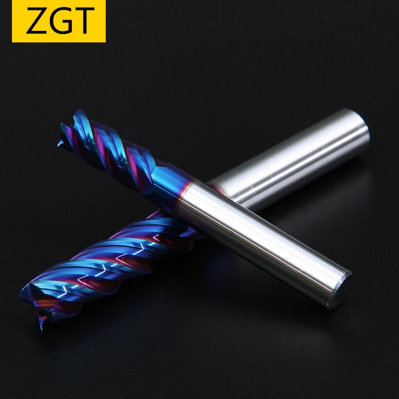 

ZGT HRC65 4 Флейта Концевая фреза из вольфрамовой стали