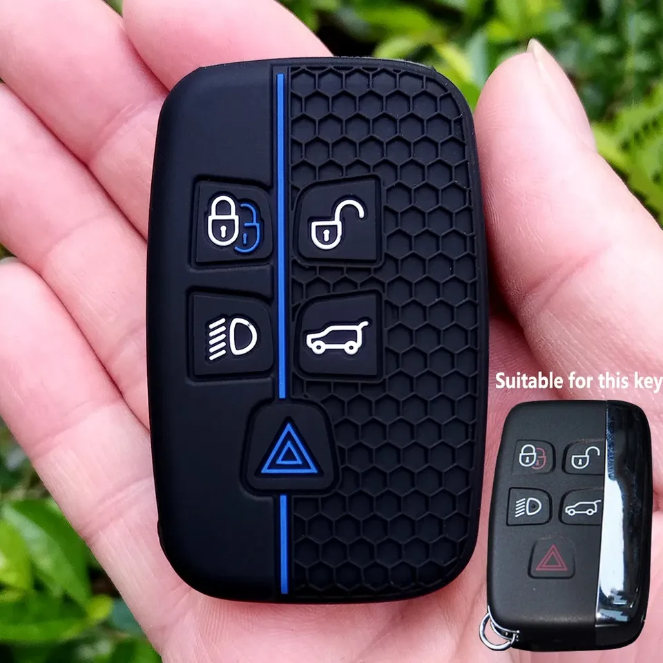 

2025 Новый силиконовый чехол для дистанционного ключа автомобиля для Land Rover Range Rover Sport Evoque Freelander для Jaguar XF XJ XE XJL XF