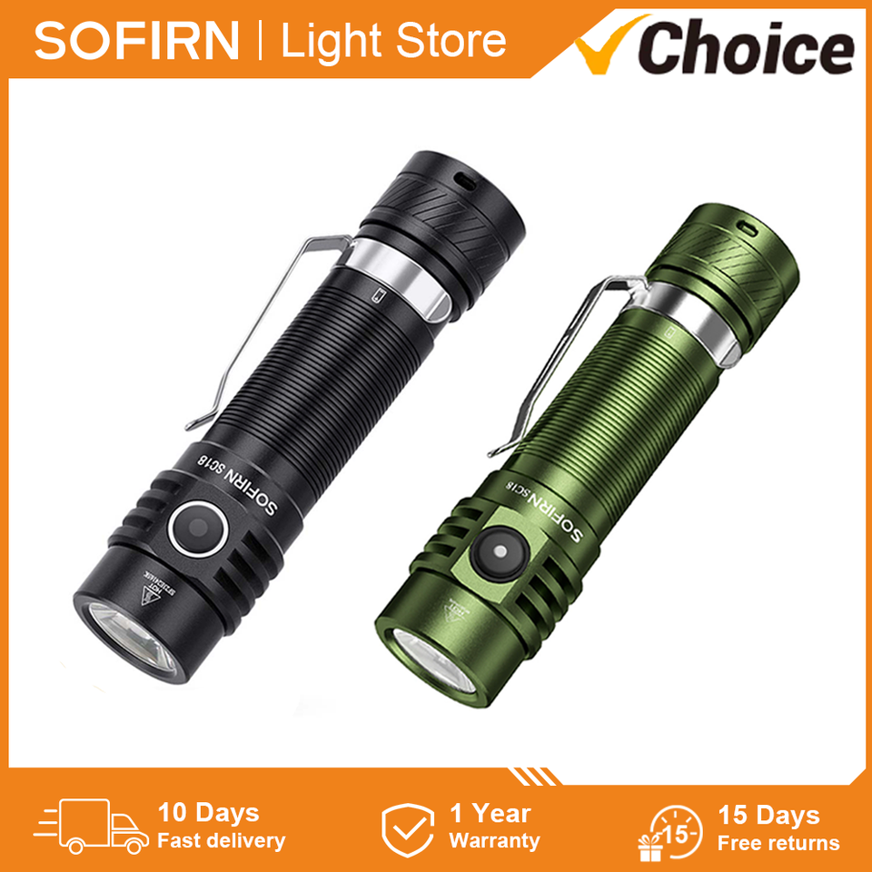 

Sofirn SC18 1800 лм USB фонарик