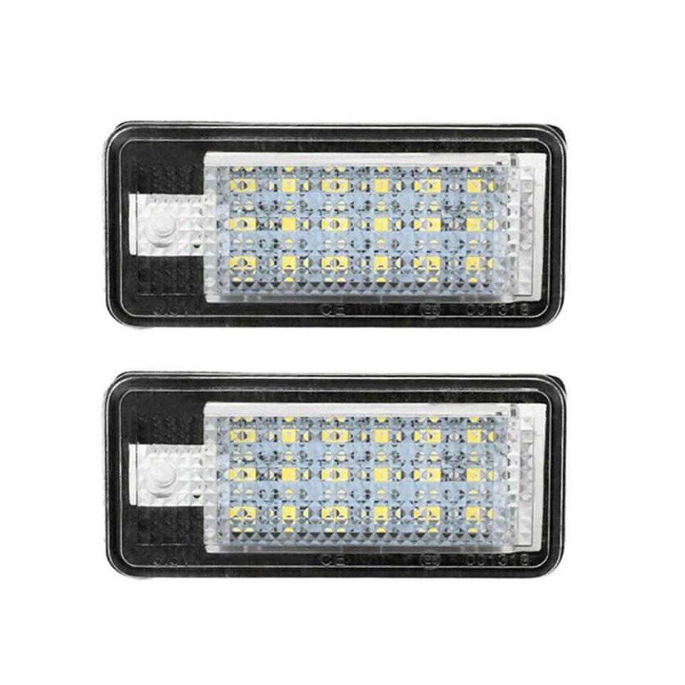 

2 шт., автомобильные лампы для подсветки автомобильных номеров для A3, A4, S4, RS4, B6, B7, A6, RS6, S6, C6, S5, Q7, A8, S8