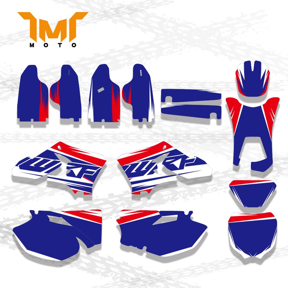 

TMT мотоцикл новая команда графические фоны наклейка для Yamaha WR250F WR450F WRF250 WRF450 WR 250F 450F 2005 2006