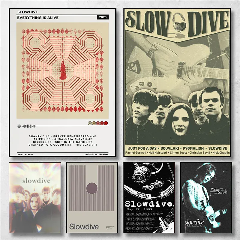 

Печать на холсте "Minimal Slowdive Everything Is Alive"