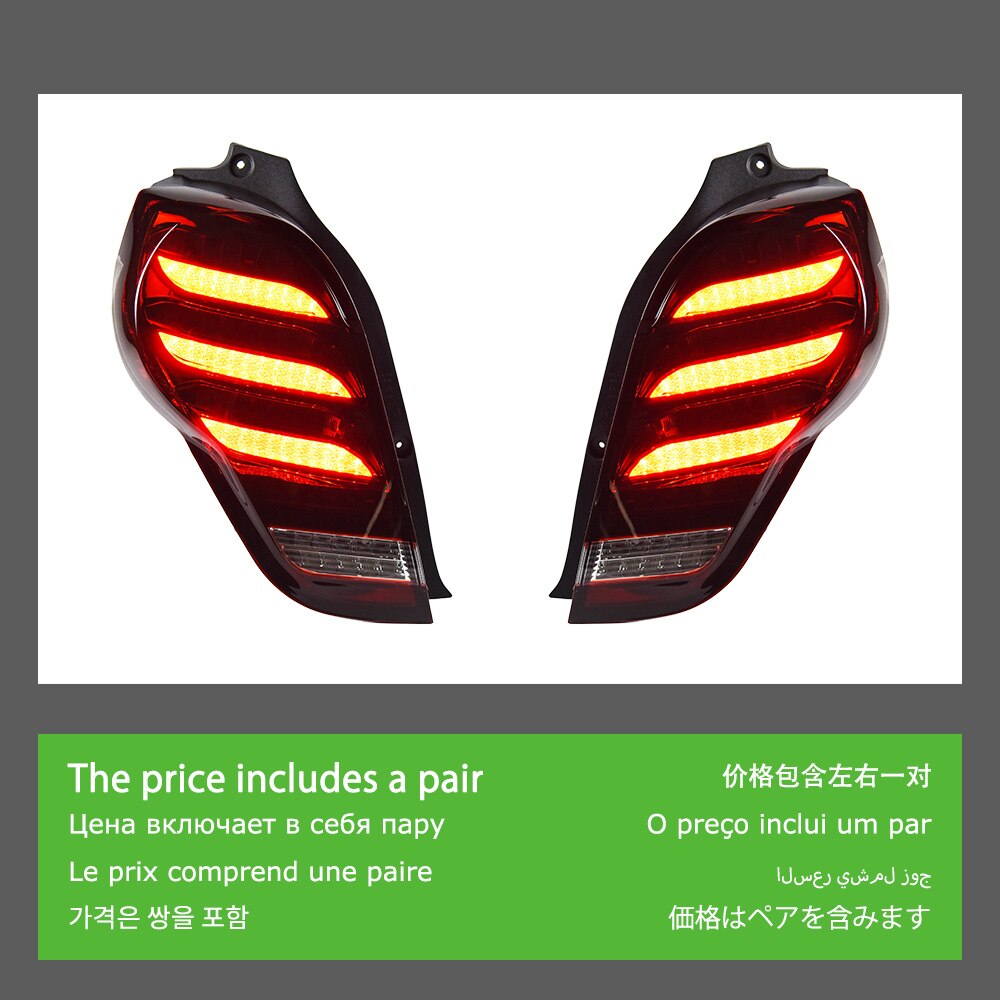 

Автомобильные фары для Chevrolet Spark светодиодный Tail 2010-2019 Spark задний стоп-сигнал тормозной сигнал DRL задние автомобильные аксессуары
