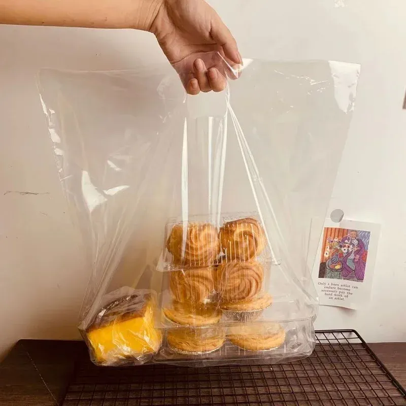 

Прозрачные пластиковые сумки для подарков