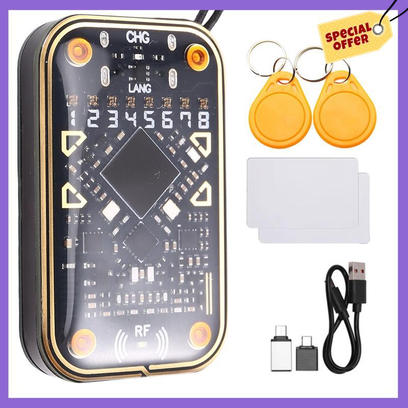 

-A96Z Chameleon Ultra V2.0 RFID Смарт-чип-эмулятор + 2Xuid Брелок/Карта 125 кГц 13,56 МГц Декодирование карт NFC Дубликатор