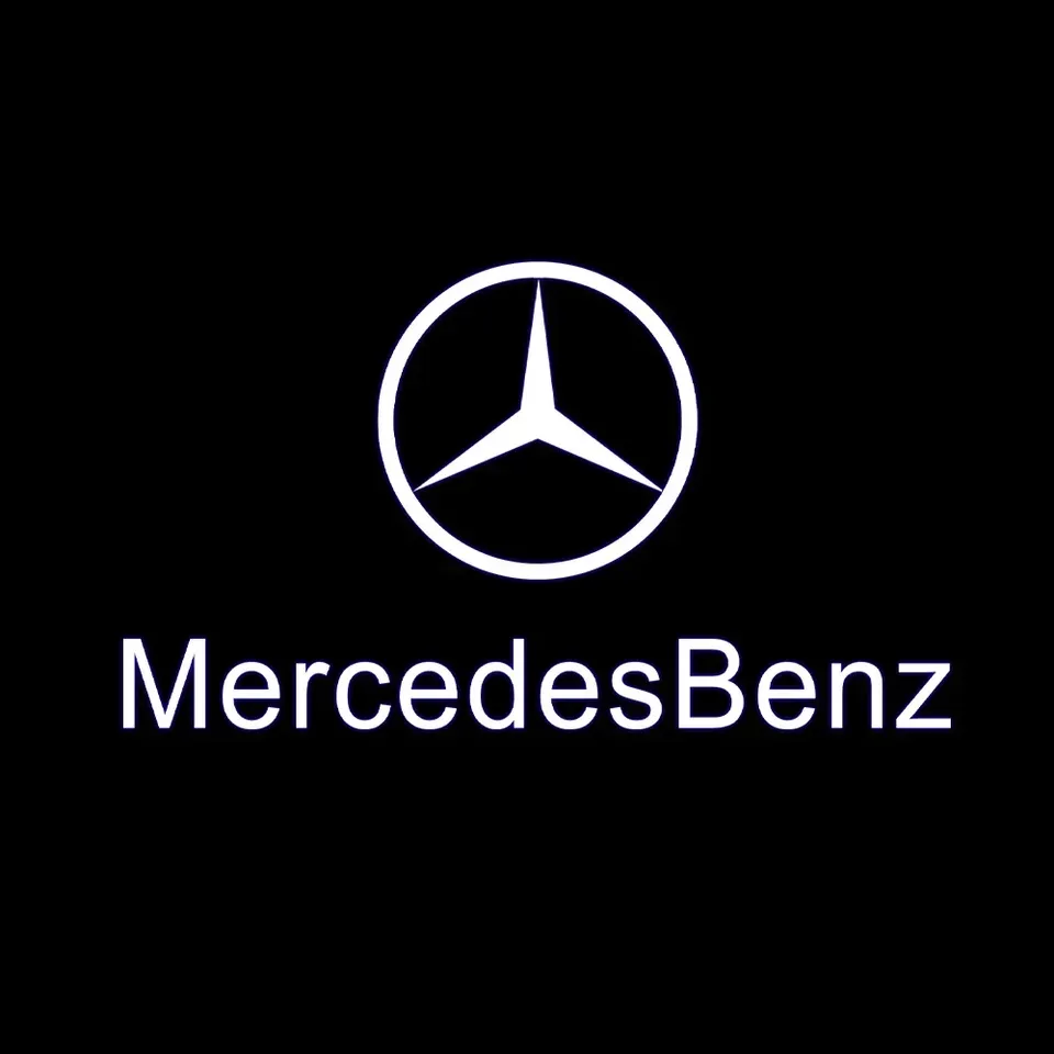 

2 шт. светодиодный приветственный свет двери автомобиля для Mercedes Benz AMG W221 V-Class W639 Viano Sprinter, автоматический значок, лазерная лампа проектора, декор