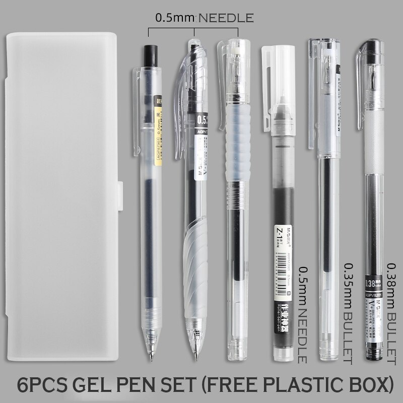 

Гелевая ручка M&G 0,35 мм/0,5 мм чёрная