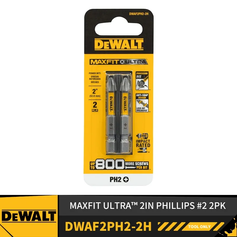 

DEWALT DWAF2PH2-2H MAXFIT ULTRA биты Phillips #2 2 шт.