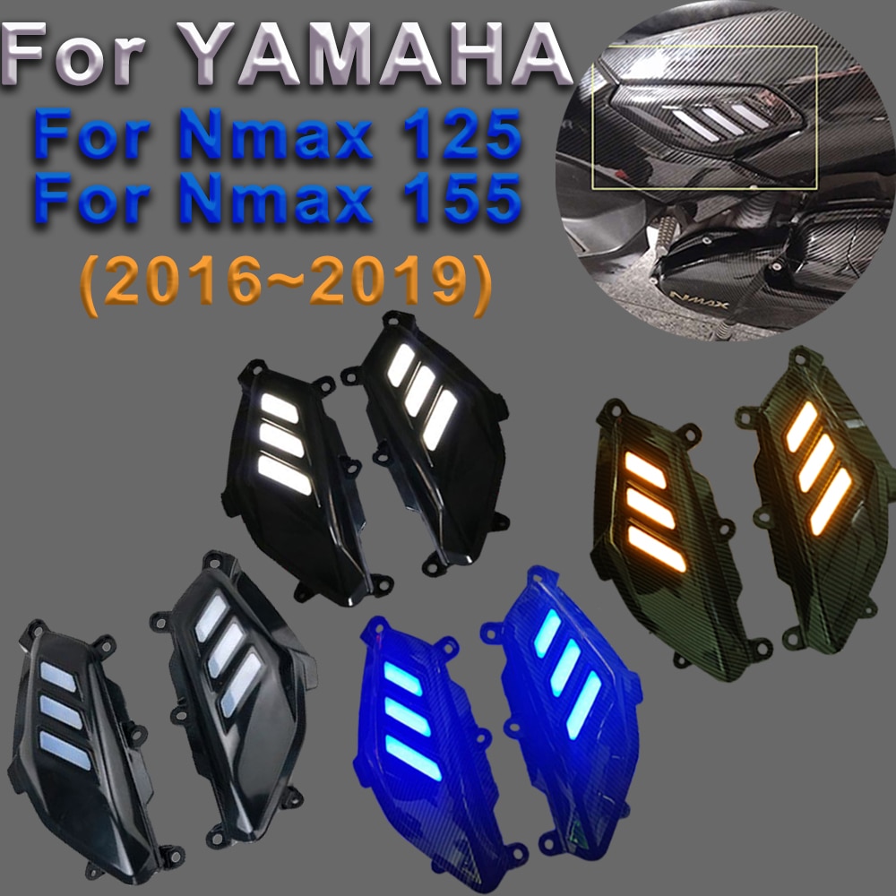 

Аксессуары для мотоциклов Yamaha Nmax155 Nmax125 NMAX NMAX155 2016 2017 2018, задняя боковая крышка с защитной крышкой
