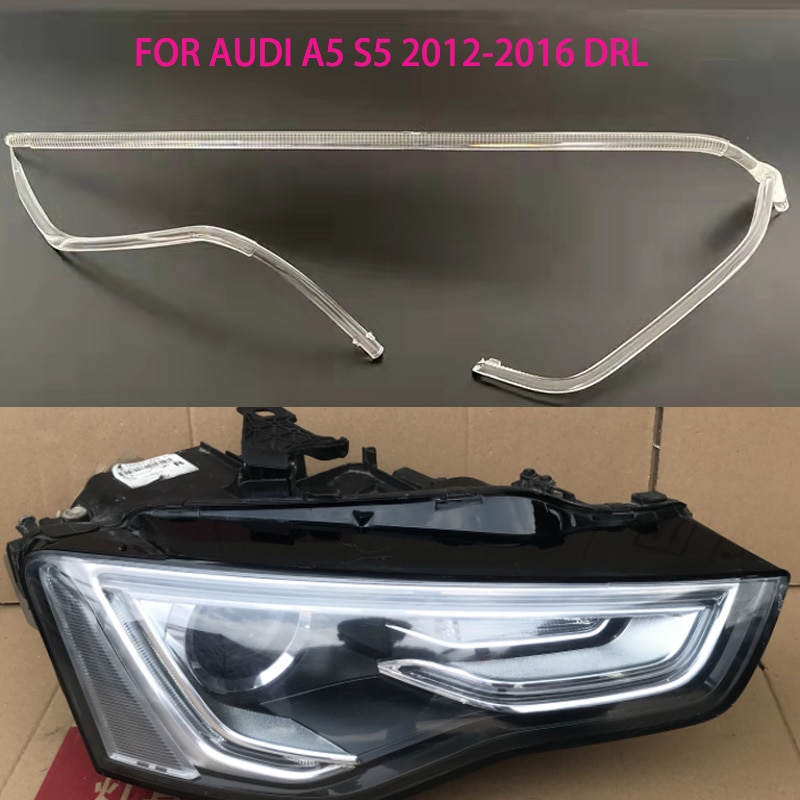 

Дневные ходовые огни для Audi A5 S5 B8.5 DRL, указательная пластина, дневные ходовые огни, Автомобильные дневные ходовые огни, полоса