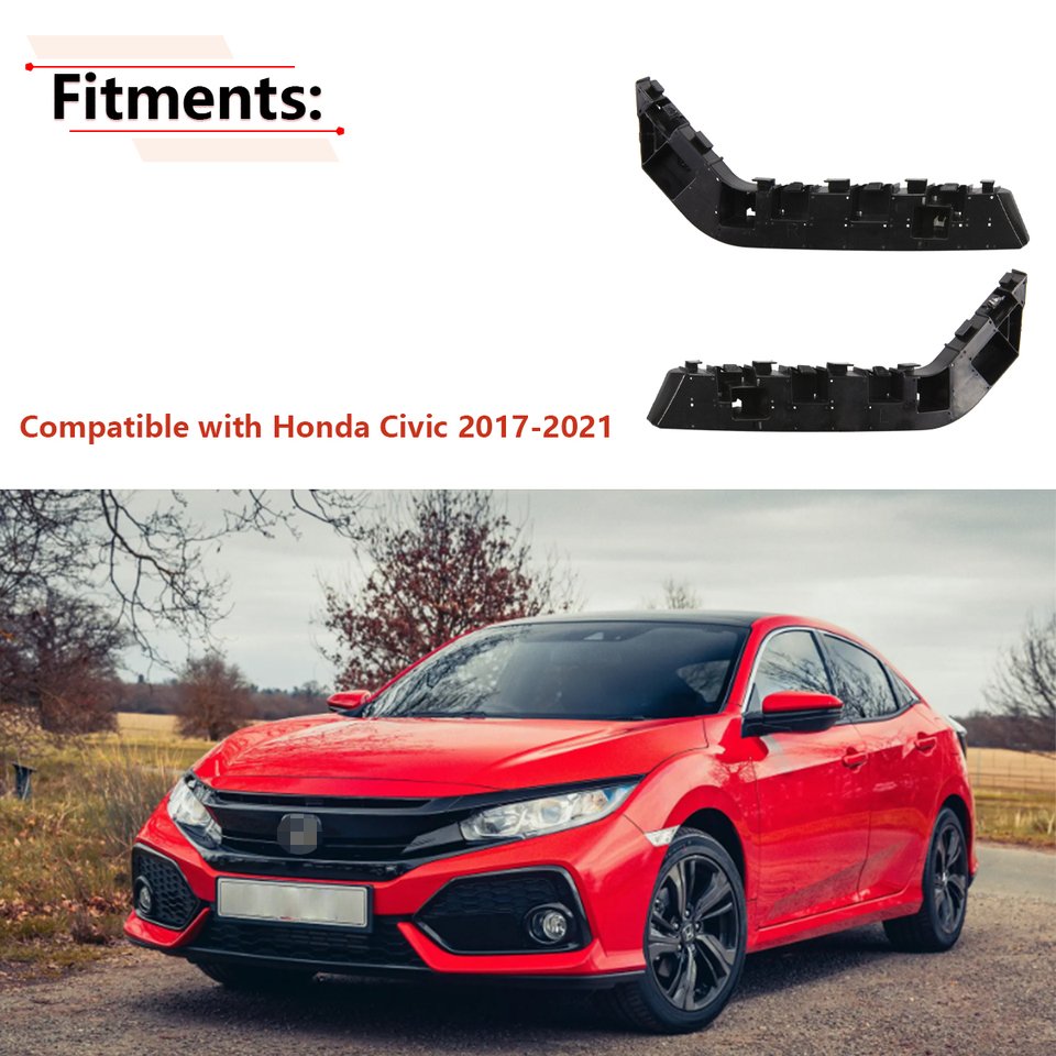 

2 шт. кронштейн переднего бампера, фиксатор, держатель для Honda Civic 2016 2017 2018 2019 2020 2021 71198-TEA; 71193-TEA