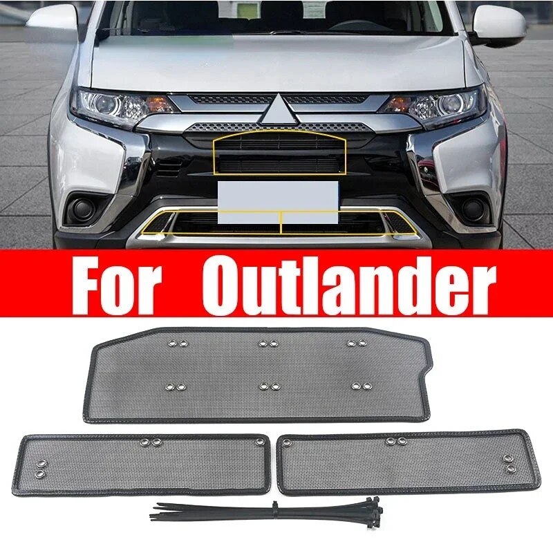 

Сетка для защиты от насекомых для Mitsubishi Outlander 2106 2017 2018 2019 2020 2021 3 шт.