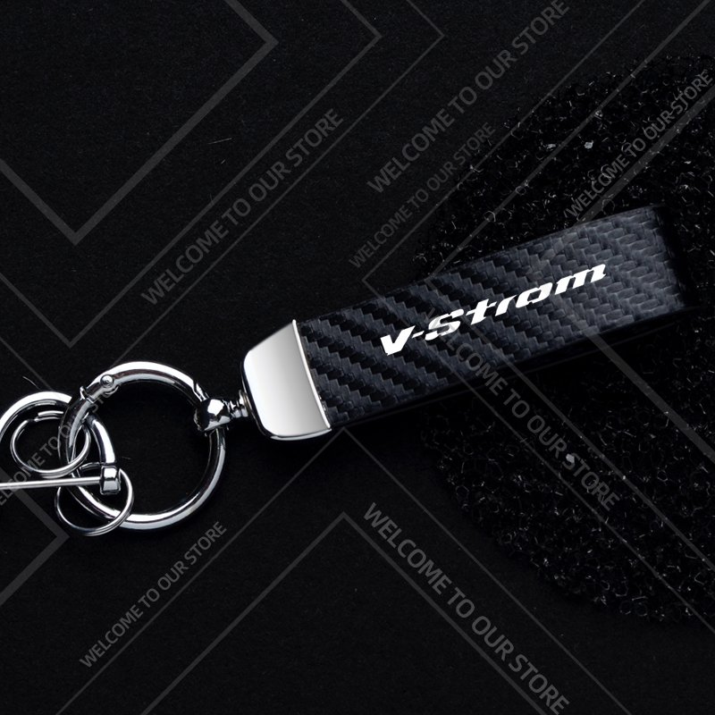 

1 шт. брелок для мотоцикла Suzuki V-Strom 650 250 1000 1050 DL/XT логотип виджет украшения металлический кожаный брелок из углеродного волокна