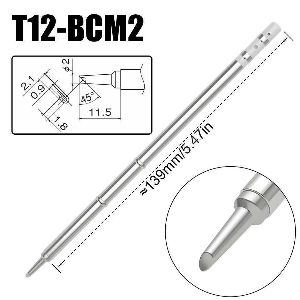 

Оригинальные Сварочные Наконечники T12-BCM2 Для Паяльной Станции