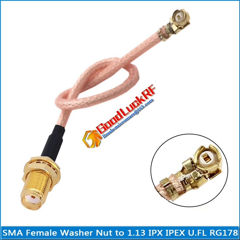 

RG178 коаксиальный кабель IPX U.FL - SMA