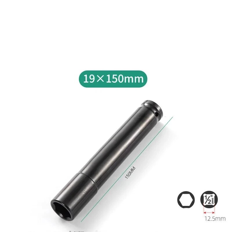 

Электрический шестигранный гаечный ключ Gryan 1/2", хромованадиевая сталь, 150/300 мм