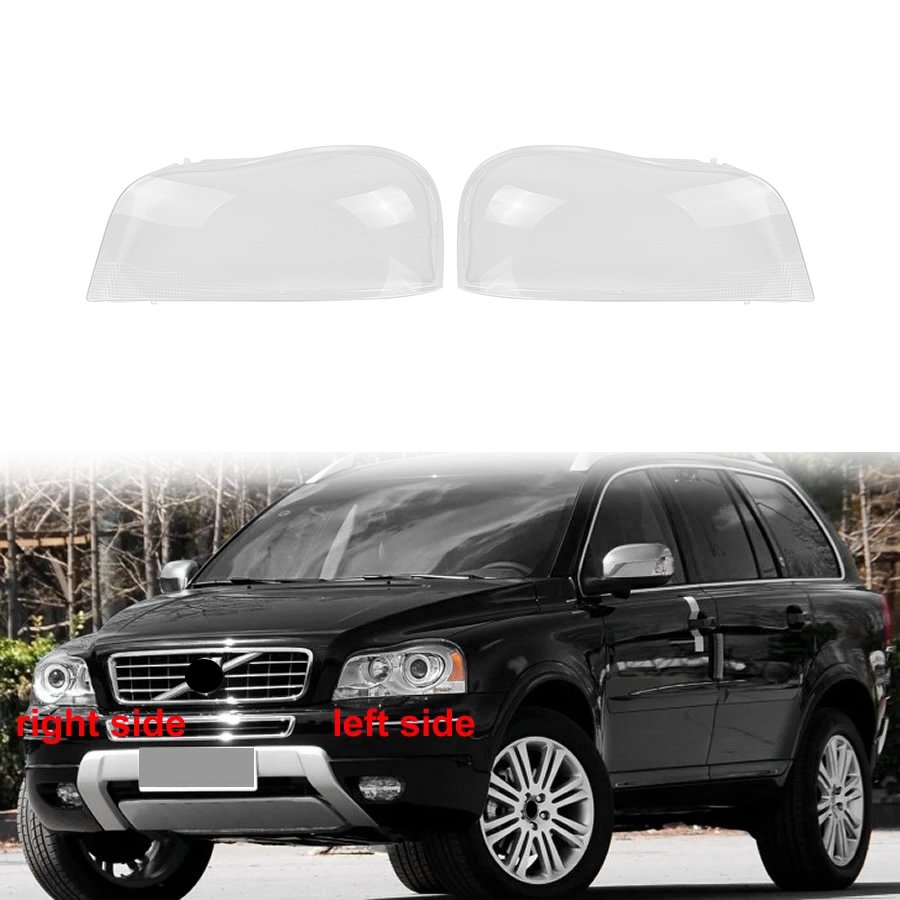 

Для Volvo XC90 2004-2013 Корпус левой фары Абажур Прозрачная крышка объектива Крышка фары
