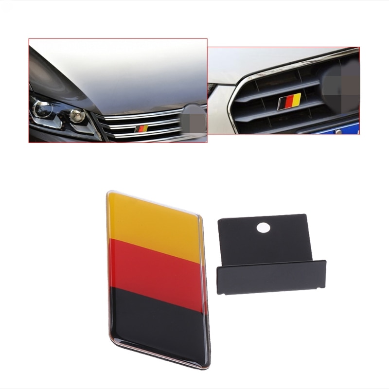 

Эмблема немецкого флага для Volkswagen Golf Polo Audi, автостайлинг, 1 шт.