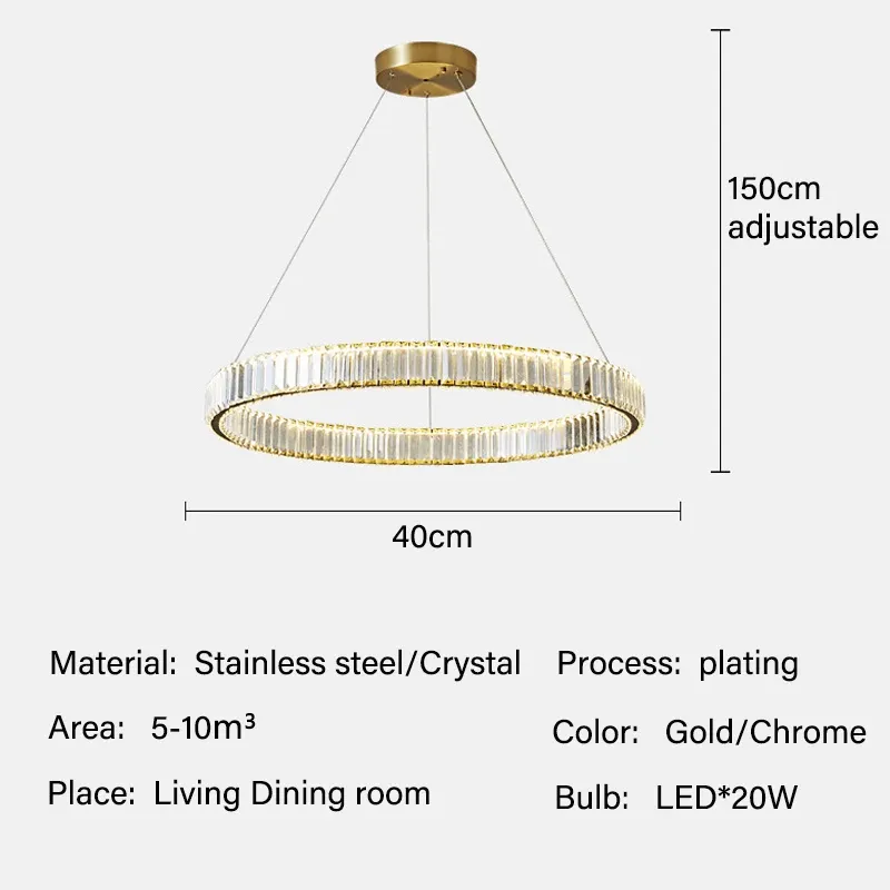 

LED хрустальные подвесные светильники LNLZ