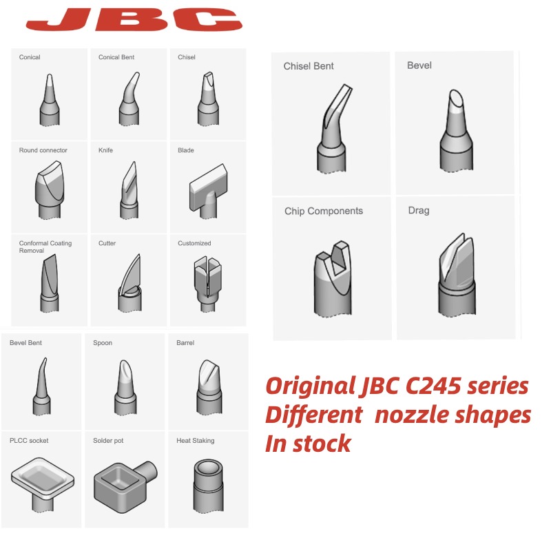 

JBC оригинальные паяльные жала C245 серии