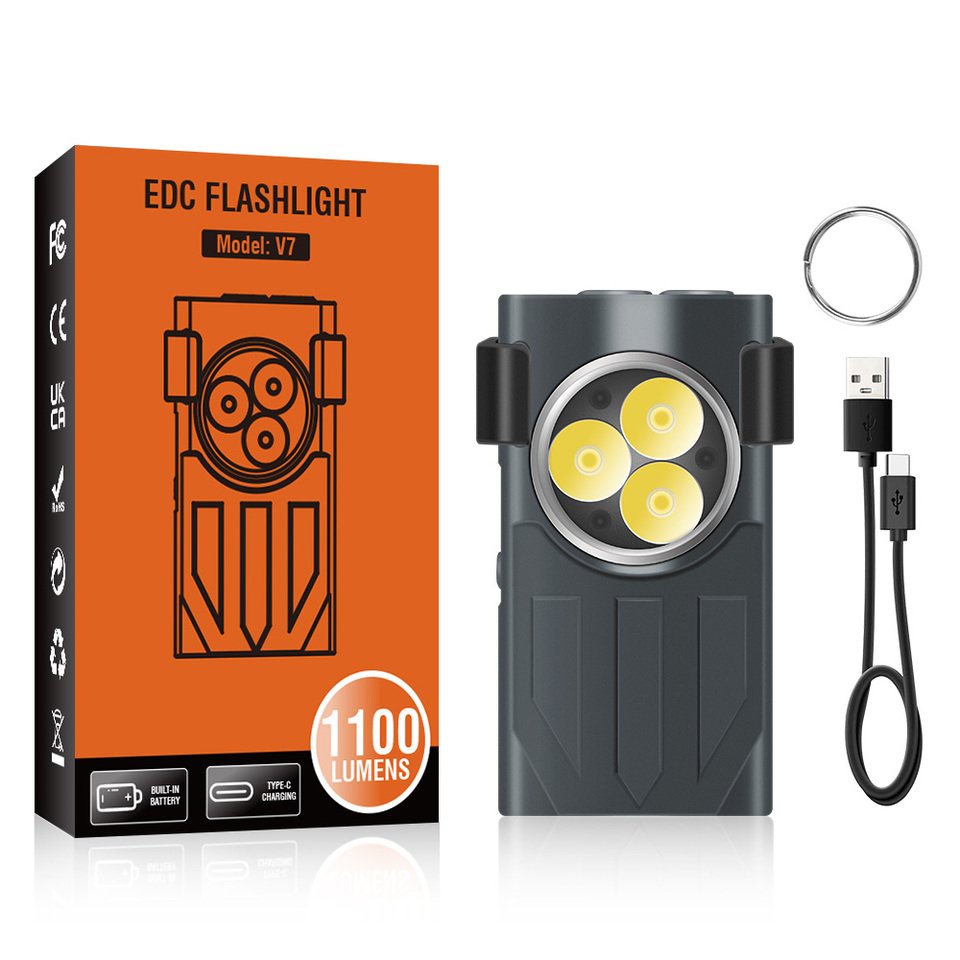 

BORUiT V7 красный фонарик