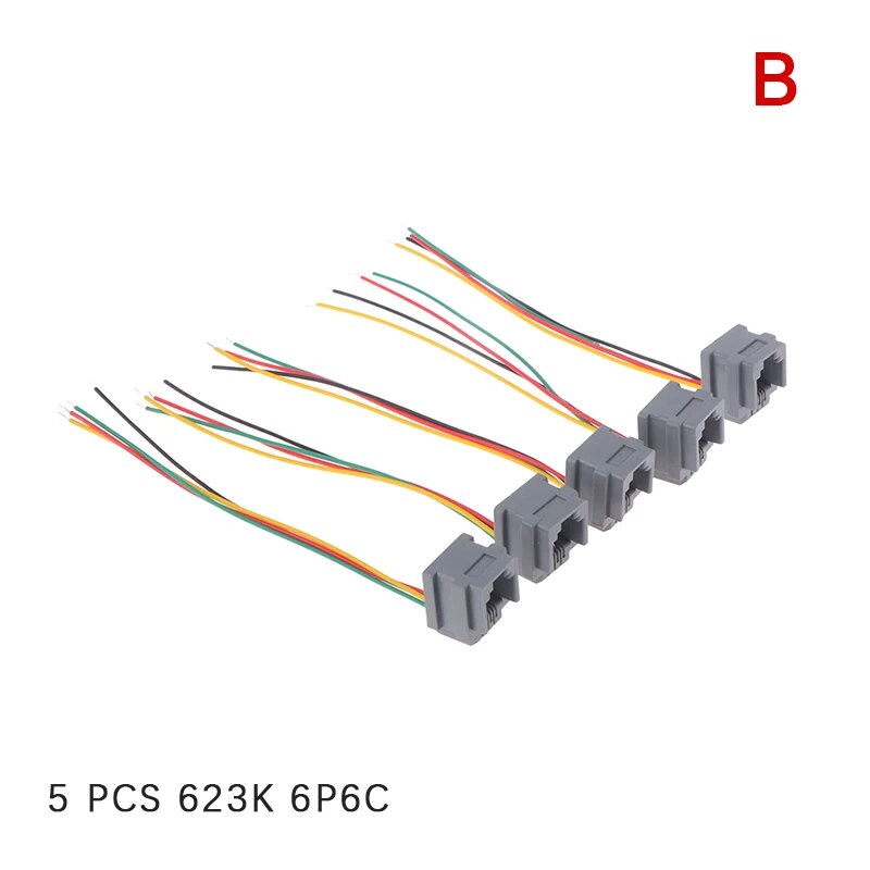 

15 см 616E 623k 616 м 641D RJ11 RJ12 RJ45 розетка для интернет-телефона с кабелем