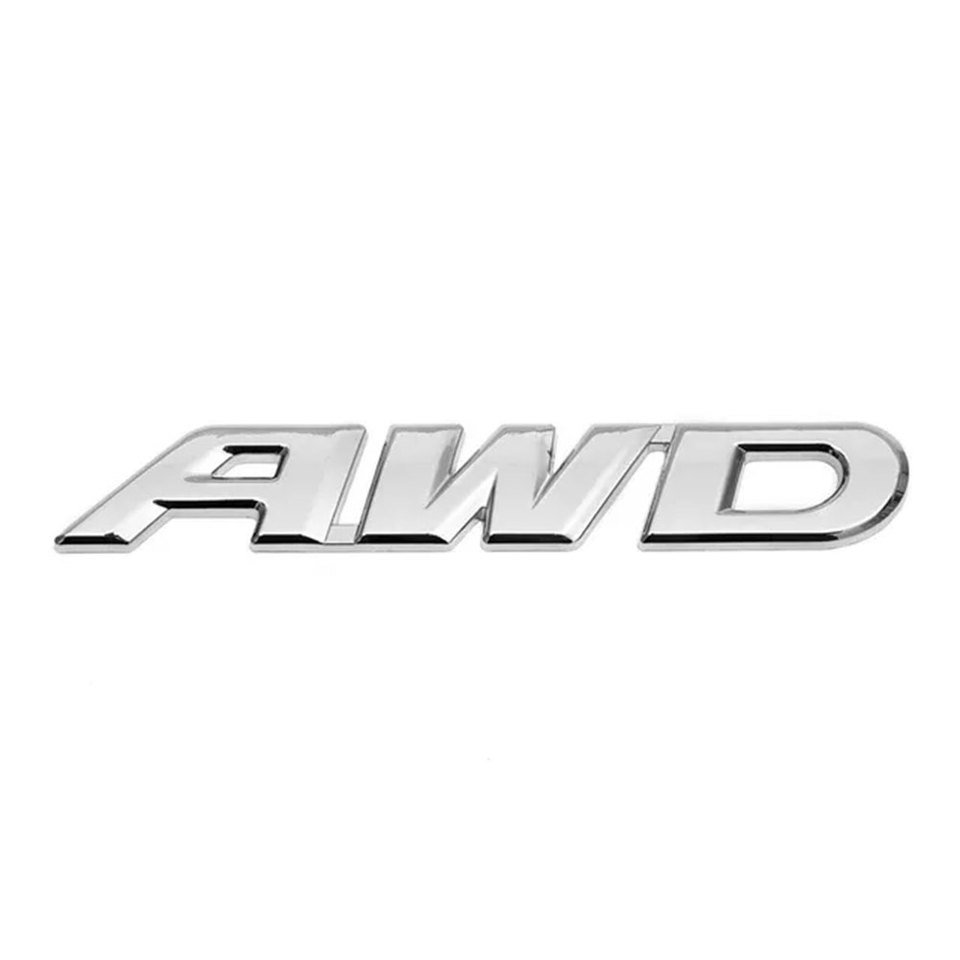 

3D Металлические Черные Хромированные Буквы AWD Наклейка На Боковое Крыло И Задний Багажник, Эмблема, Наклейка Для Внедорожника