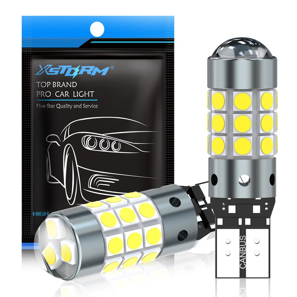 

XSTORM T10 Светодиодная лампа W5W LED 168 194 Canbus Nor Error 27SMD 3030 Автомобильные сигнальные огни Габаритная лампа номерного знака 6000K Белый 12 В