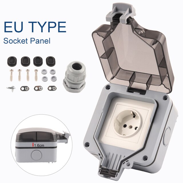 

Водонепроницаемая наружная розетка DIY GO IP66 Waterproof Box