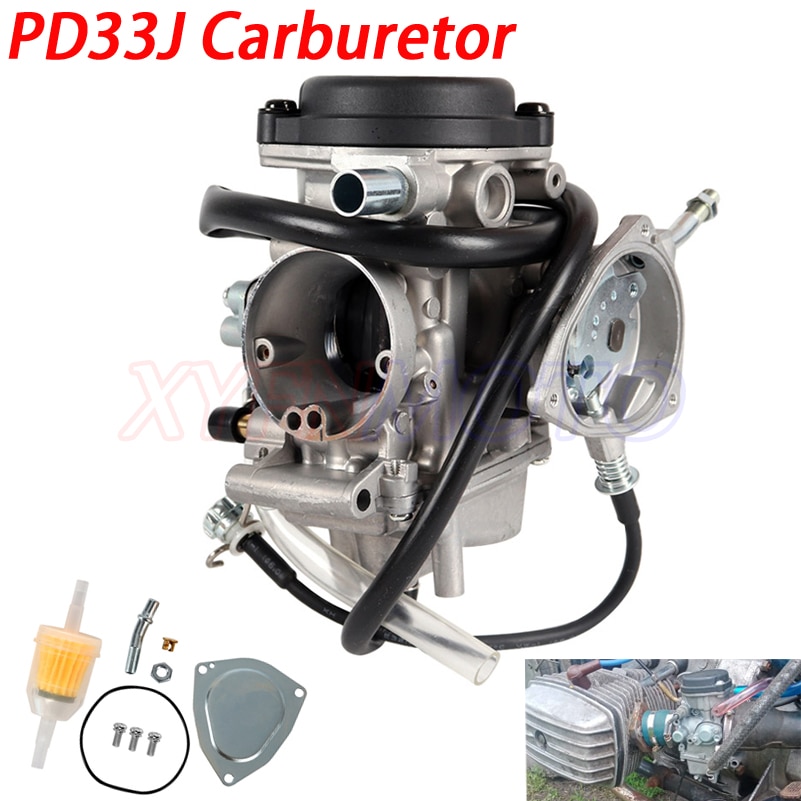 

Карбюратор PD33J для Yamaha YFM250 YFM350 YFM400 YFM450 Kodiak 400 450 Big Bear 400 Grizzly 450 350 400 Wolverine 350 ATV