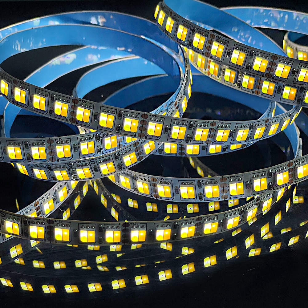

WRMIHU двухцветная светодиодная лента 5050 60/120 LEDs/m 12/24В