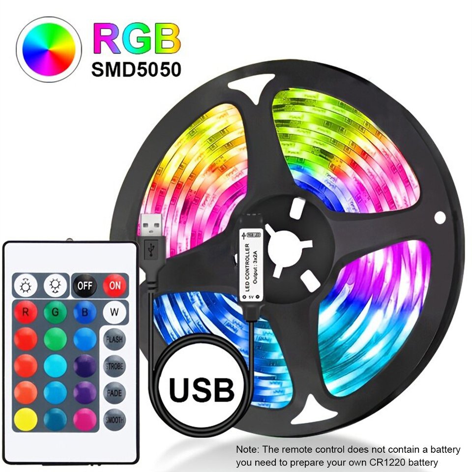 

RGB Светодиодная лента 5M для детской комнаты