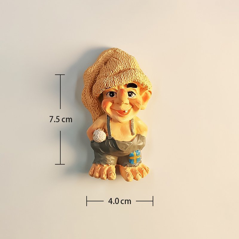 

3D магниты на холодильник "Швеция" из смолы