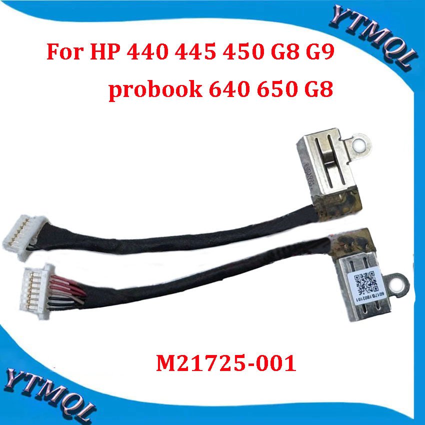 

1 шт., разъем питания постоянного тока для ноутбука HP 440 445 G8 450 455 G9 HP probook 640 650 G8