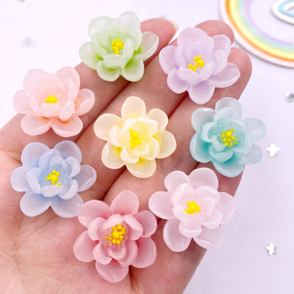 

Фигурки лотоса из смолы Diy Super Paradise 10 шт