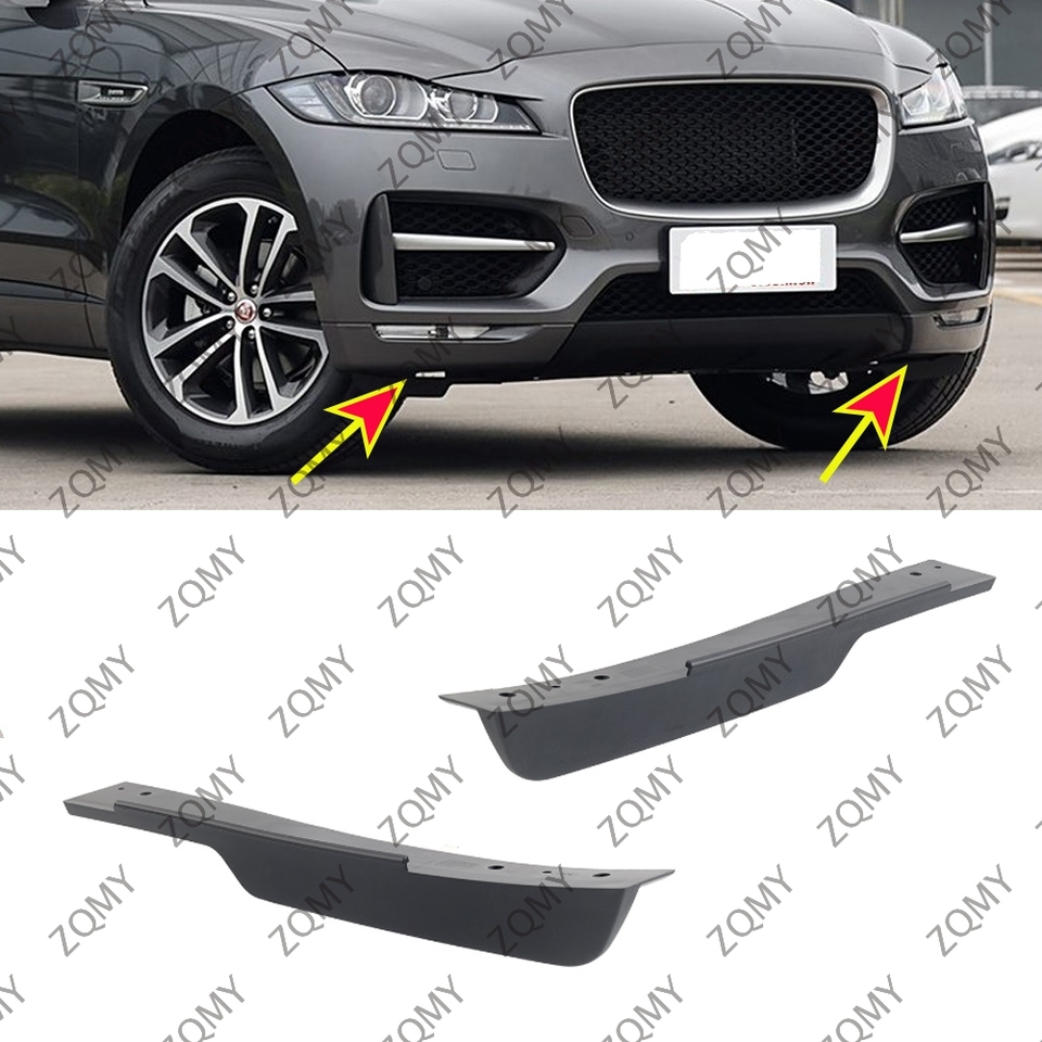 

2 шт., дефлекторы для переднего бампера Jaguar F-Pace 2016 2017 2018 2019 2020 2021 2022 2023