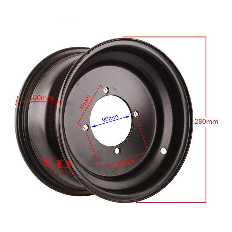 

Колесный диск из алюминиевого сплава, 10 дюймов, 20X7-10 21X7-10 23X7-10, 20x10 22x10 20x10
