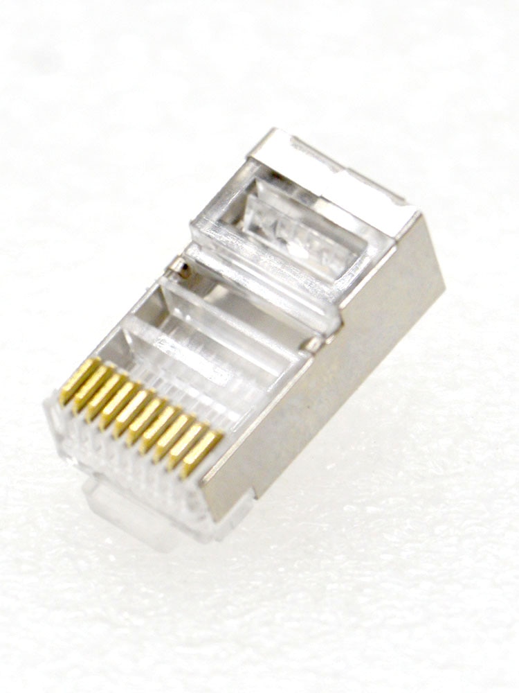 

Розетка сетевая с защитой RJ48 10P10C, 100 шт., со стеклянной головкой, 1,2 мм